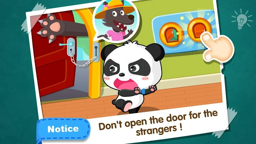 Baby Panda Home Safety [МОД Много монет] Screenshot 3