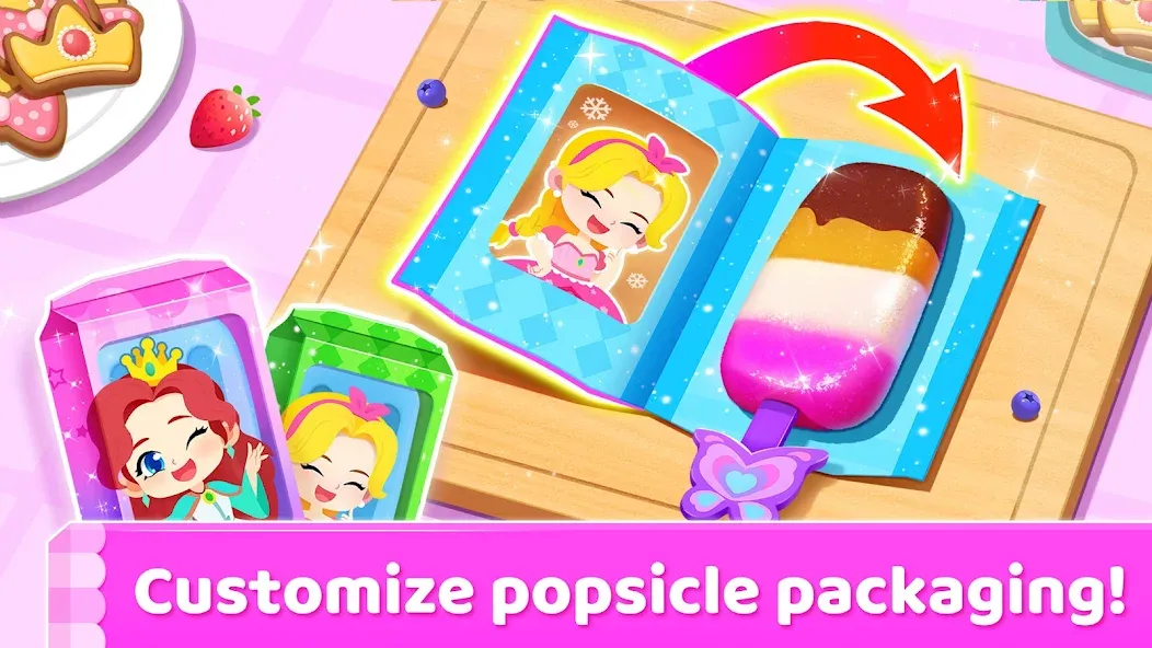 Little Panda's Ice Cream Games [МОД Много монет] Screenshot 2