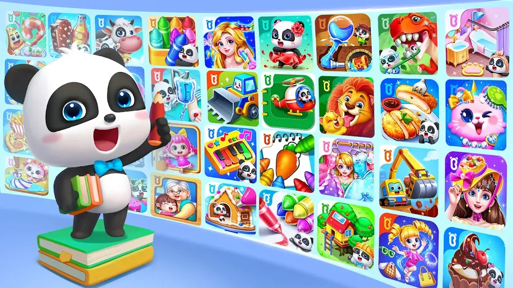 BabyBus Kids: Video&Game World (БебиБас Кидс) [МОД Все открыто] Screenshot 1