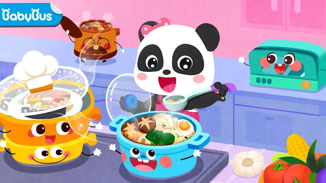 Baby Panda's Kitchen Party [МОД Много денег] Screenshot 1