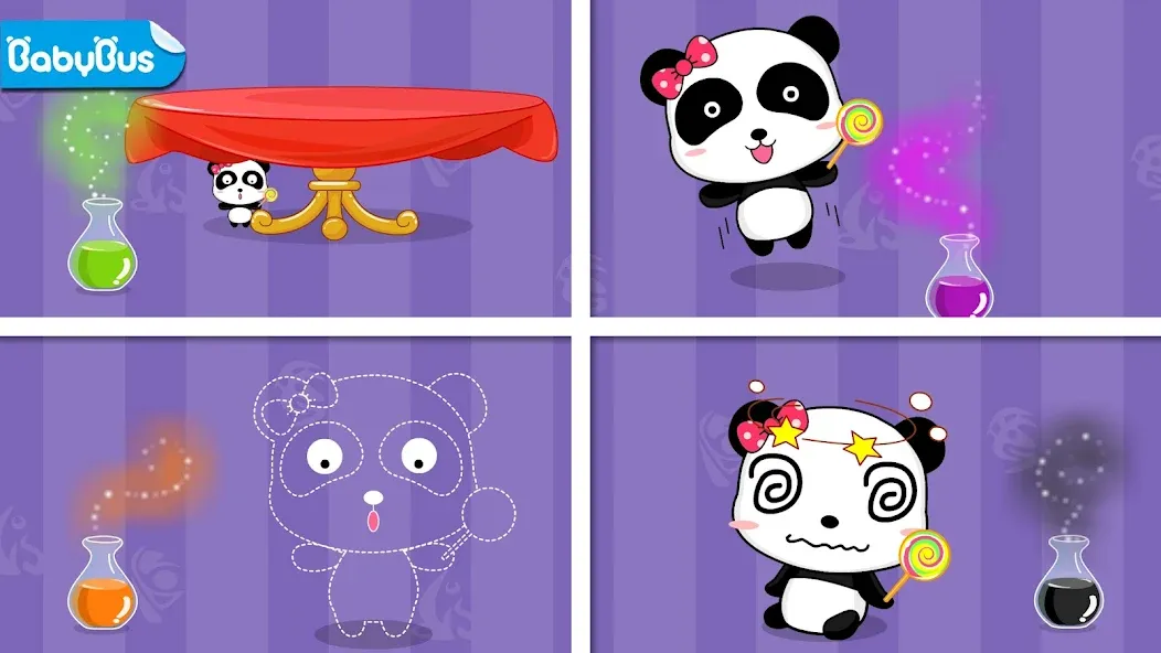 Baby Panda's Color Mixing [МОД Бесконечные деньги] Screenshot 1
