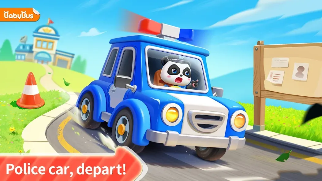 Little Panda Policeman [МОД Меню] Screenshot 1