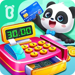 Скачать взломанную Baby Panda's Supermarket  [МОД Unlimited Money]