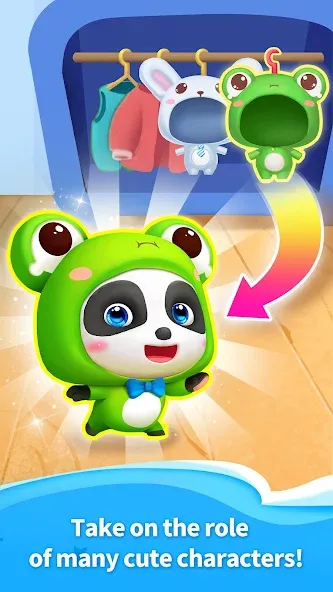 Talking Baby Panda-Virtual Pet [МОД Menu] Screenshot 2