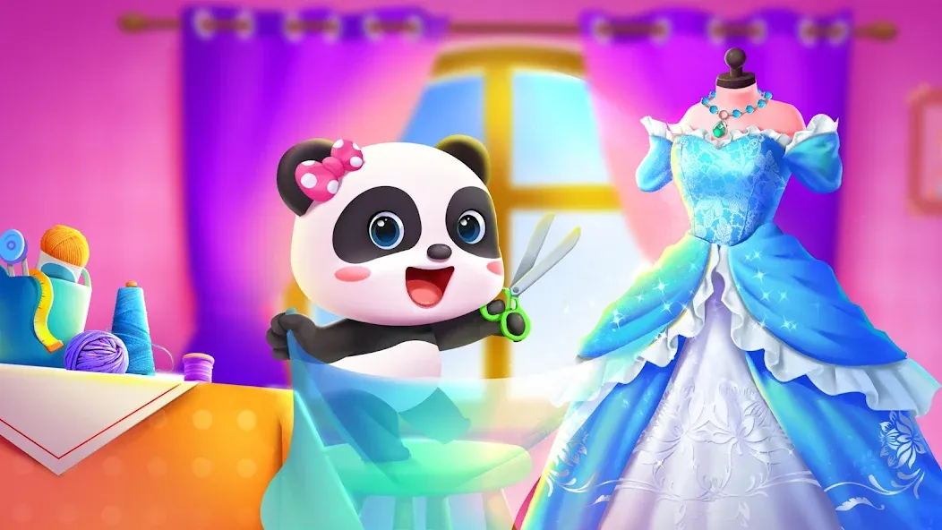 Baby Panda's Fashion Dress Up [МОД Все открыто] Screenshot 1