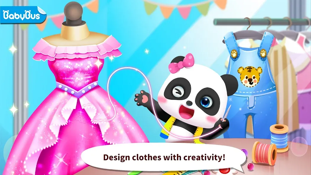 Baby Panda's Fashion Dress Up [МОД Все открыто] Screenshot 2