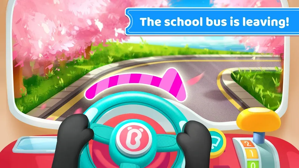 Baby Panda's School Bus [МОД Все открыто] Screenshot 2