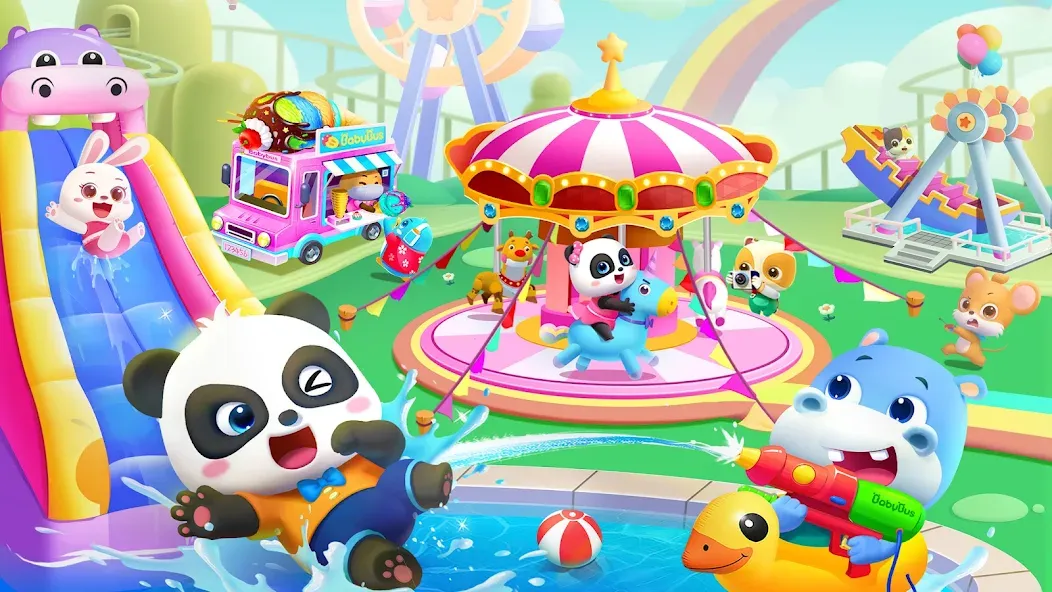 Baby Panda World: Kids Games [МОД Бесконечные монеты] Screenshot 2