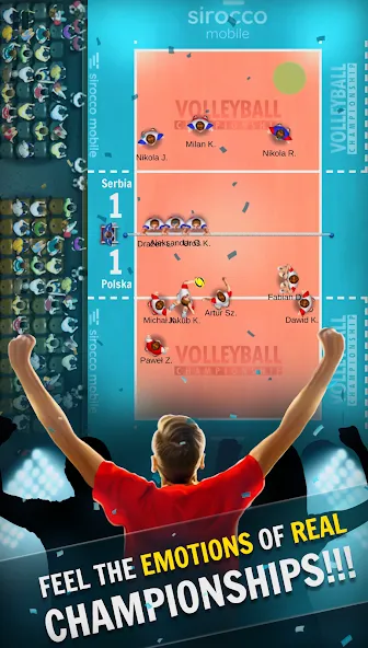 Volleyball Championship (Волейбольный чемпионат) [МОД Unlocked] Screenshot 1