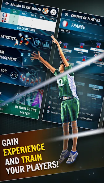 Volleyball Championship (Волейбольный чемпионат) [МОД Unlocked] Screenshot 2