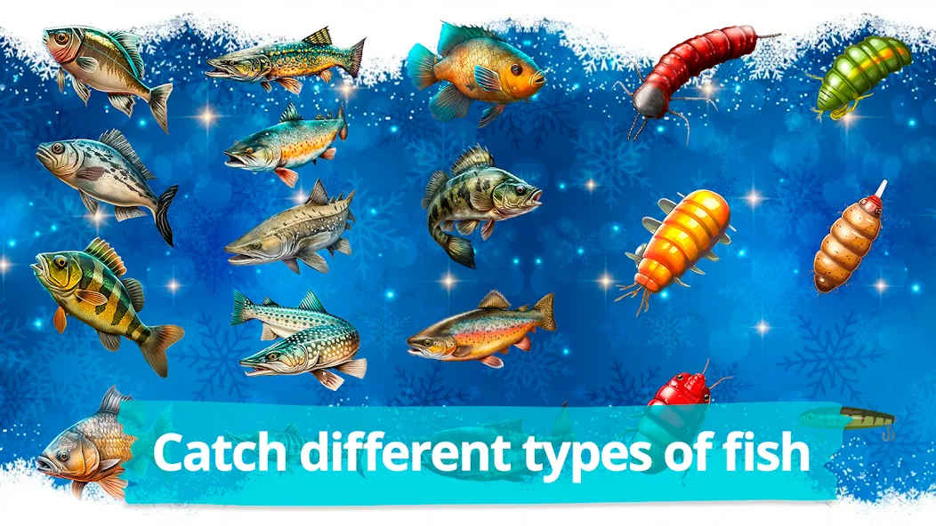 Fishing in the Winter. Lakes. [МОД Бесконечные деньги] Screenshot 5