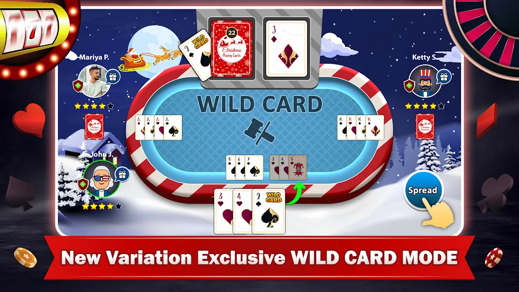 Tonk Multiplayer Card Game (Тонк многопользовательская карточная игра) [МОД Бесконечные деньги] Screenshot 4