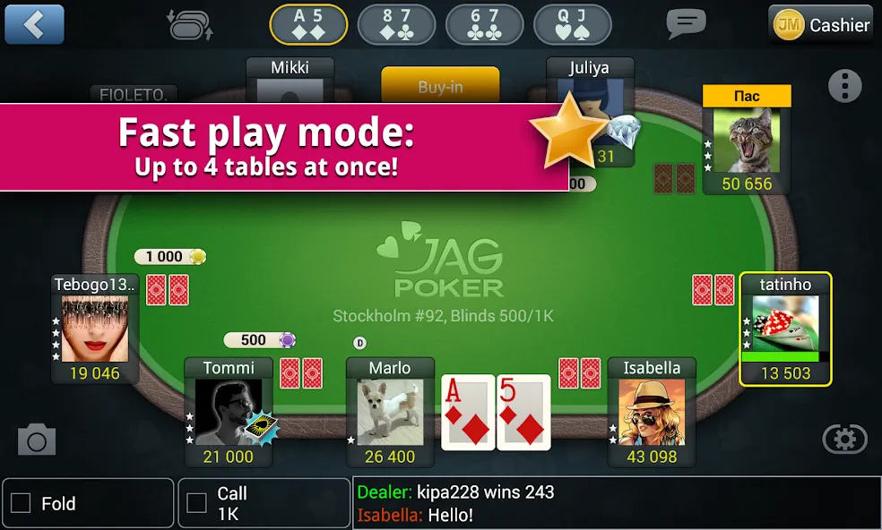 Jag Poker HD (Яг Покер ХД) [МОД Mega Pack] Screenshot 2