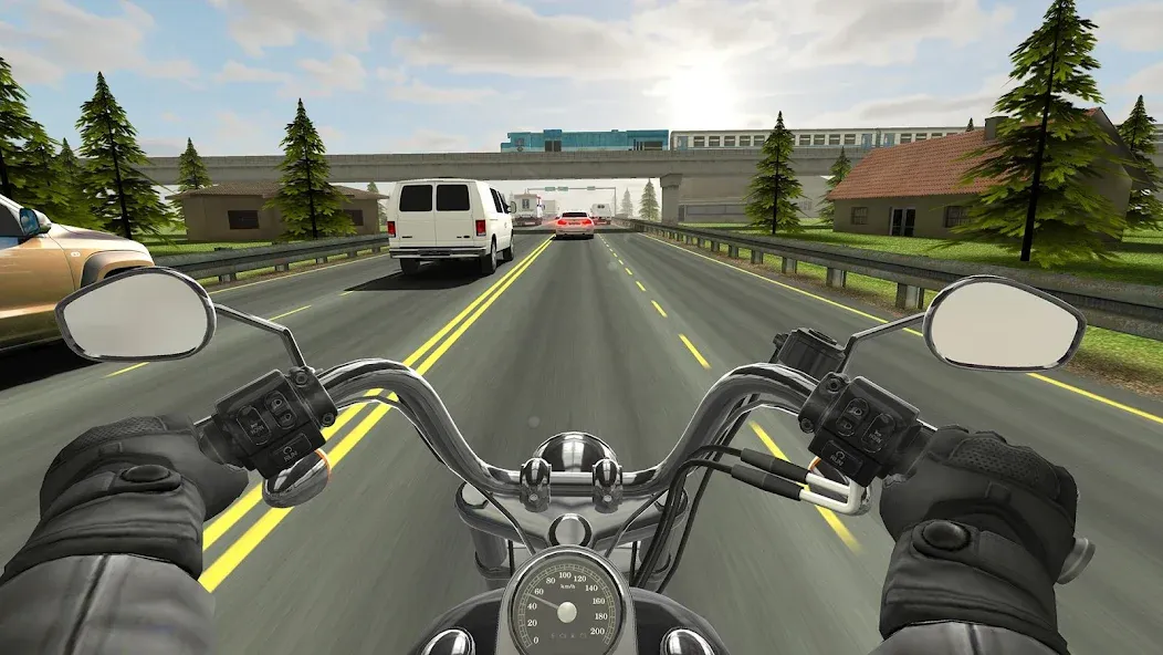 Traffic Rider (Трафик Райдер) [МОД Много денег] Screenshot 1
