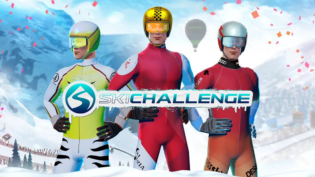Ski Challenge (Ски Челлендж) [МОД Menu] Screenshot 1