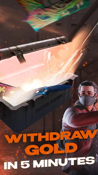 Skins Farm - Golds and Skins (Скинс Фарм) [МОД Бесконечные деньги] Screenshot 3