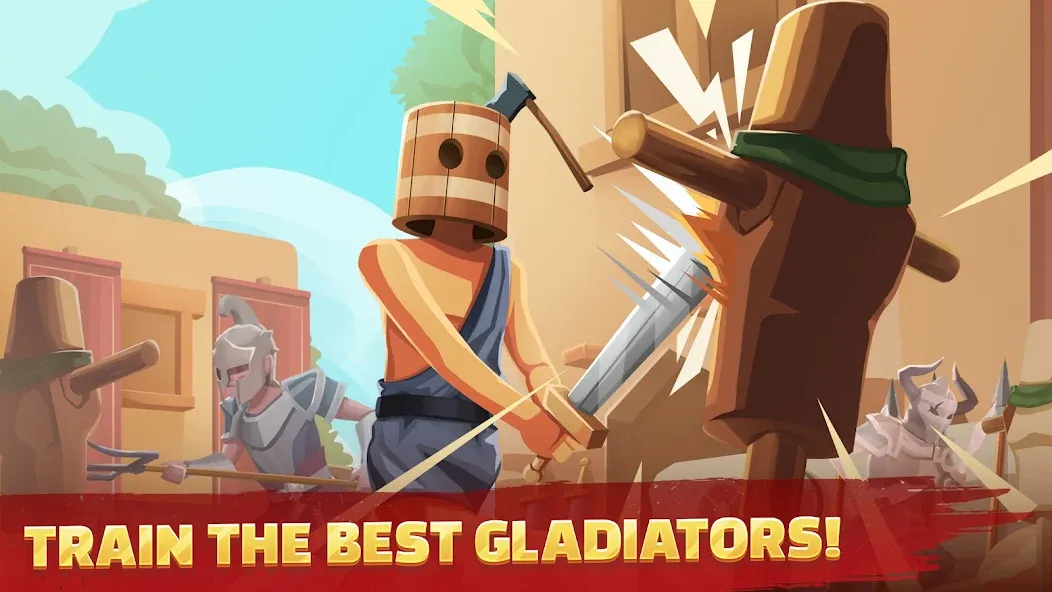 Gladiators Arena: Idle Tycoon (Гладиаторская арена) [МОД Unlimited Money] Screenshot 2