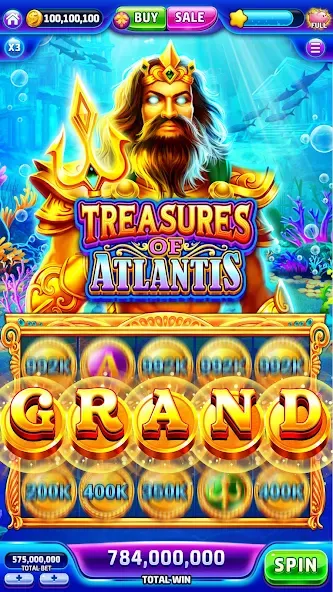 Jackpotland-Vegas Casino Slots (Джекпотлэнд) [МОД Unlocked] Screenshot 3
