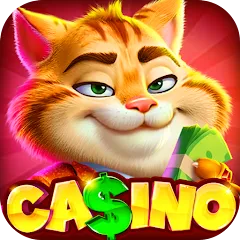 Скачать взломанную Fat Cat Casino - Slots Game (Фэт Кэт Казино)  [МОД Mega Pack]