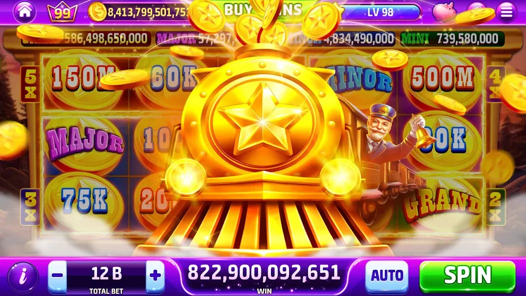 Golden Casino - Slots Games (Голден Казино) [МОД Бесконечные деньги] Screenshot 3
