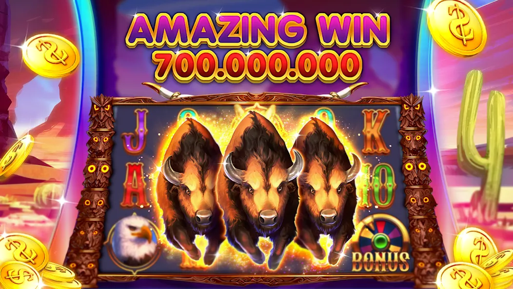 777 casino games - slots games [МОД Бесконечные монеты] Screenshot 1