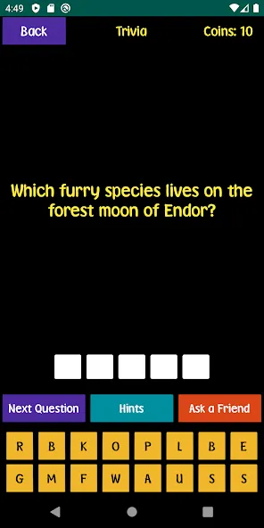 Quiz For SW Fans (Квиз для фанатов ЗВЗ) [МОД Бесконечные монеты] Screenshot 3