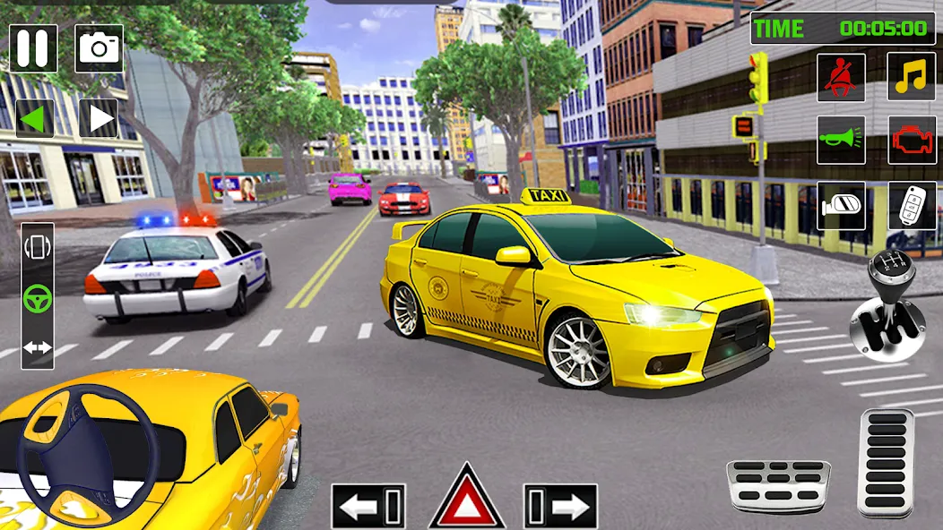 City Taxi Games-Taxi Car Games (Сити Такси Игры) [МОД Unlocked] Screenshot 5