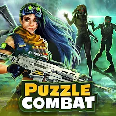Взлом Puzzle Combat: Match-3 RPG (Пазл Комбат)  [МОД Бесконечные монеты]