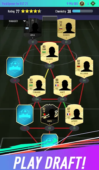 Pack Opener for FUT 21 (Пакопенер для 21) [МОД Много денег] Screenshot 3