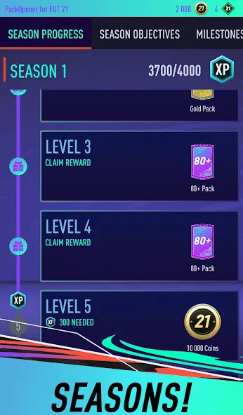 Pack Opener for FUT 21 (Пакопенер для 21) [МОД Много денег] Screenshot 5