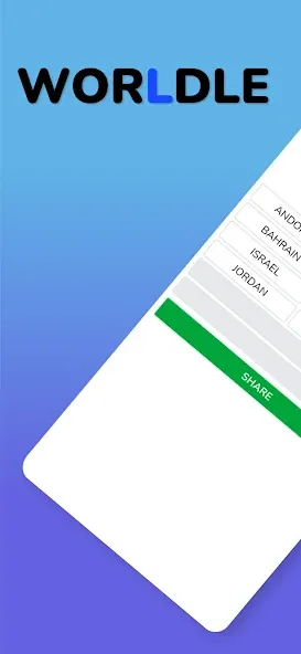 Worldle - Guess the Country (Ворлдле) [МОД Много денег] Screenshot 1