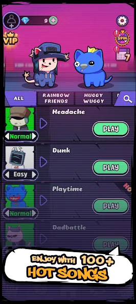 Singing Cat Concert (ФНФ Дует Пет) [МОД Меню] Screenshot 5