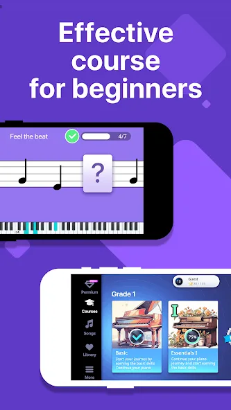 Simpia: Learn Piano Fast (Симпиа) [МОД Mega Pack] Screenshot 2
