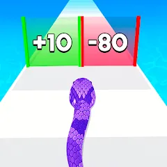 Скачать взломанную Snake Run Race・3D Running Game (Снейк Ран Рейс)  [МОД Unlocked]
