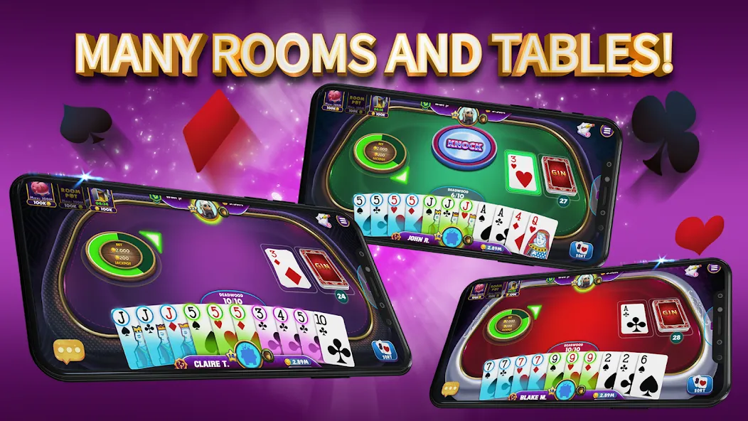 Gin Rummy Elite: Online Game (Джин Рамми) [МОД Mega Pack] Screenshot 3