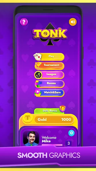 Tonk - Classic Card Game (Тонк) [МОД Много монет] Screenshot 2