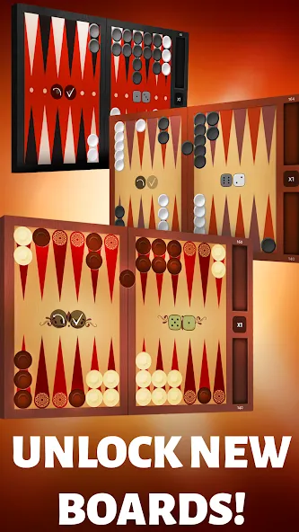 Backgammon Offline [МОД Unlimited Money] Screenshot 1