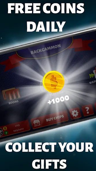 Backgammon Offline [МОД Unlimited Money] Screenshot 4