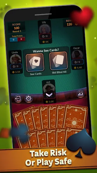 Spades - Offline Card Games (Спейдс) [МОД Все открыто] Screenshot 3