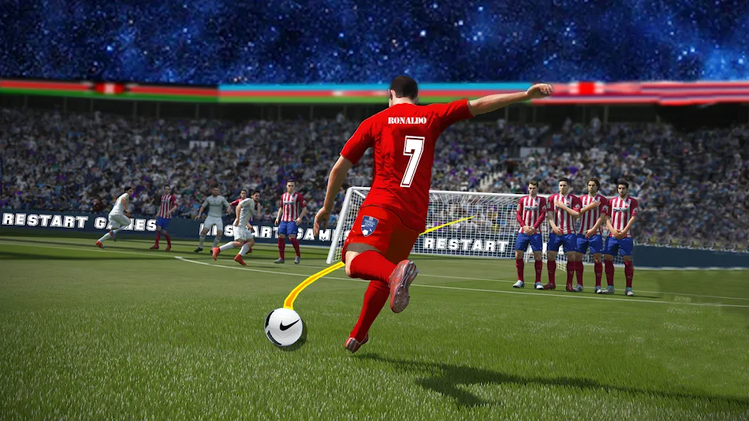 Soccer Kick Football Champion [МОД Unlocked] Screenshot 2