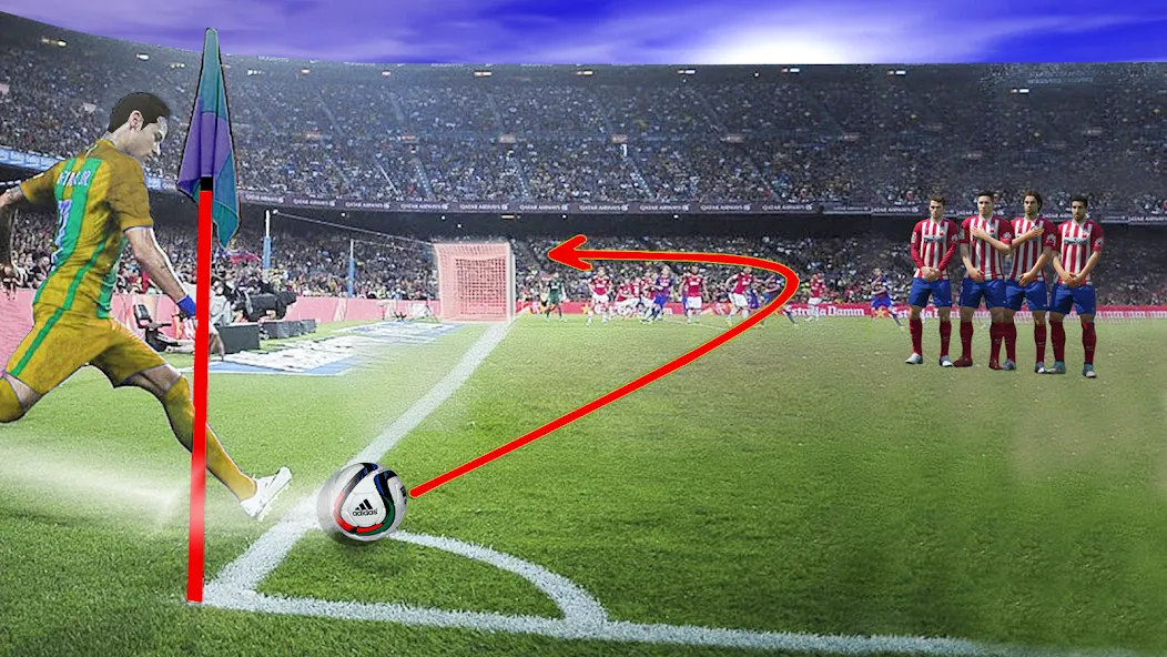 Soccer Kick Football Champion [МОД Unlocked] Screenshot 4