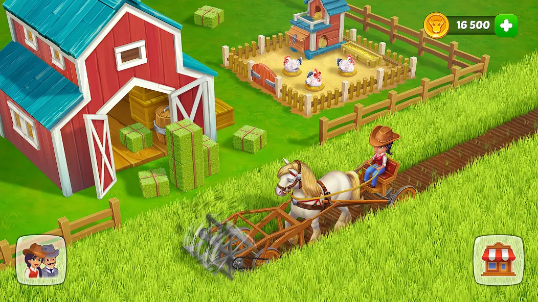 Wild West: Farm Town Build (Уайлд Вест) [МОД Много монет] Screenshot 3