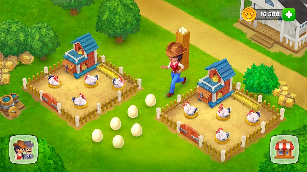 Wild West: Farm Town Build (Уайлд Вест) [МОД Много монет] Screenshot 4