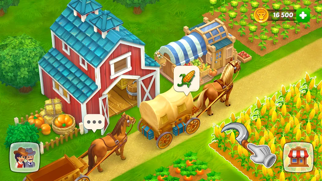 Wild West: Farm Town Build (Уайлд Вест) [МОД Много монет] Screenshot 5