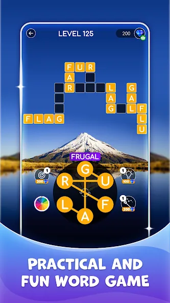 Calming Crosswords Word Puzzle [МОД Бесконечные монеты] Screenshot 4