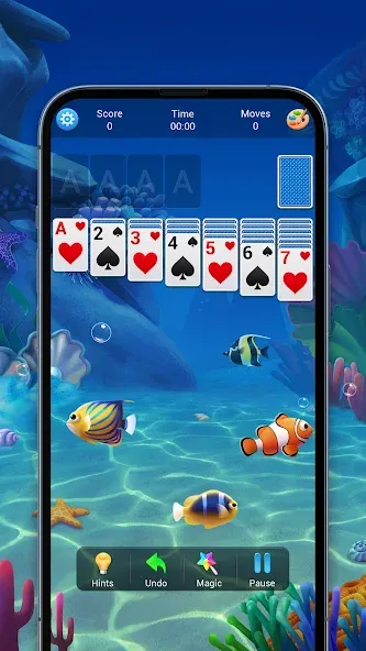 Solitaire, Klondike Card Games [МОД Menu] Screenshot 1