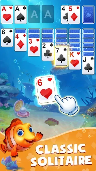 Solitaire: Fish Master (Солитер) [МОД Unlocked] Screenshot 1