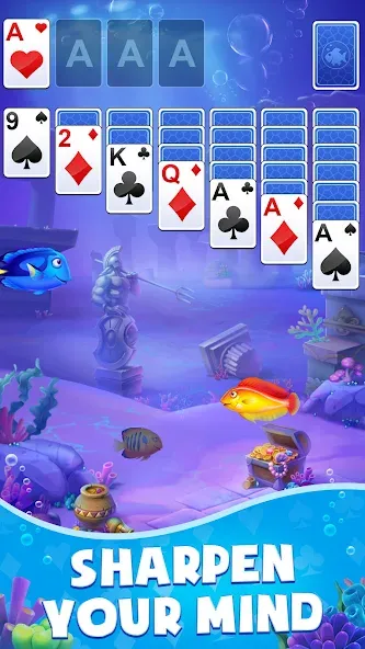 Solitaire: Fish Master (Солитер) [МОД Unlocked] Screenshot 2