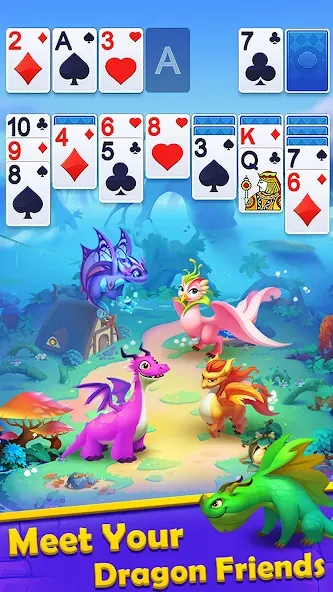 Solitaire Dragons [МОД Бесконечные деньги] Screenshot 4