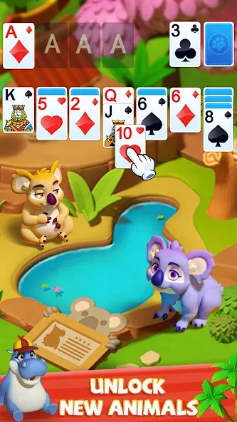 Solitaire - Wild Park [МОД Unlimited Money] Screenshot 5